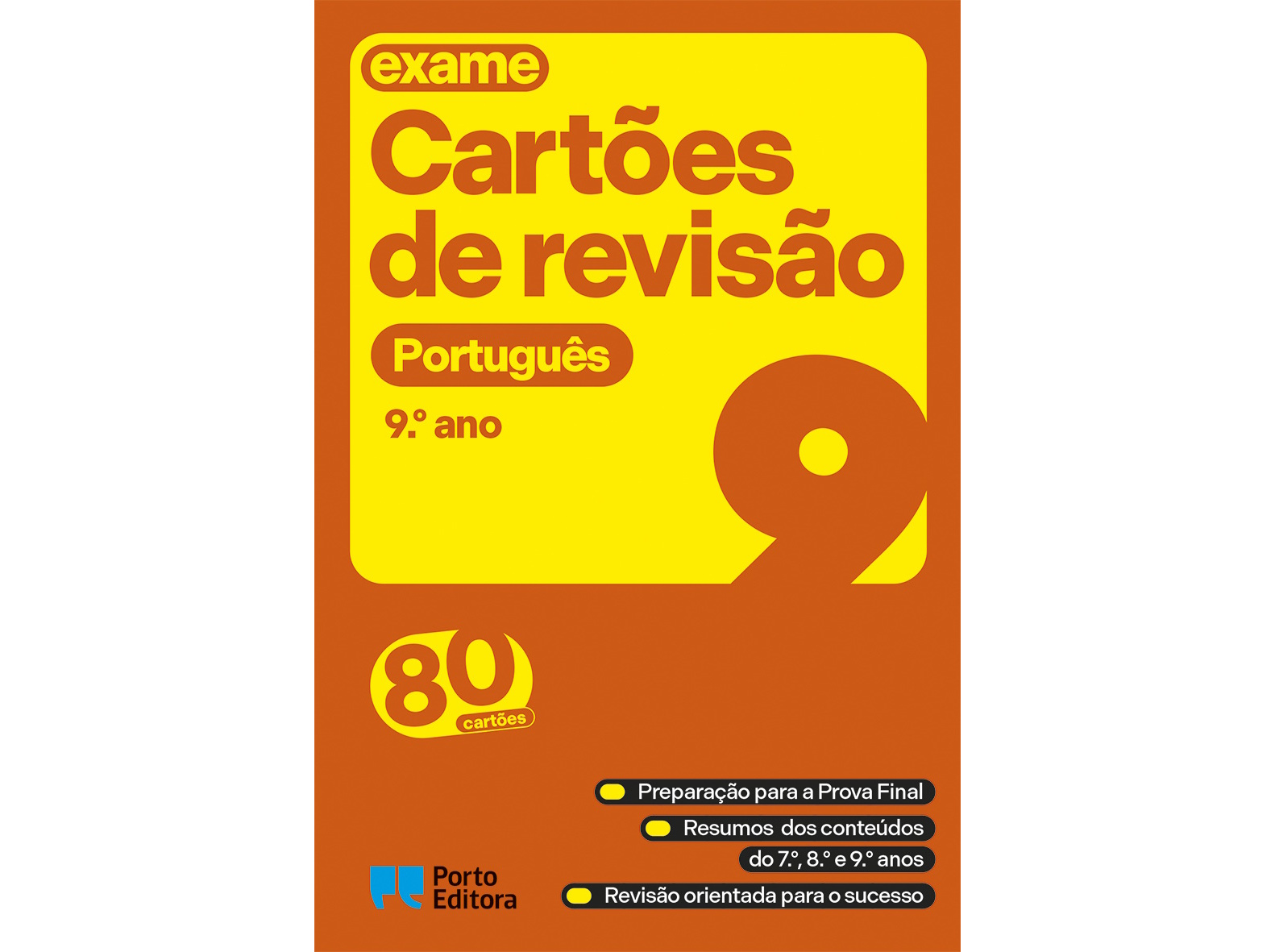 LIVRO CARTÕES DE REVISÃO - LIVRO PORTUGUÊS - 9.º ANO