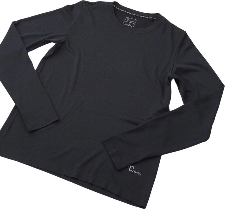 Carite Kata Langærmet T-shirt Sort