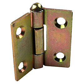 2 charnières démontables acier bichromaté Diall 40 x 40 mm