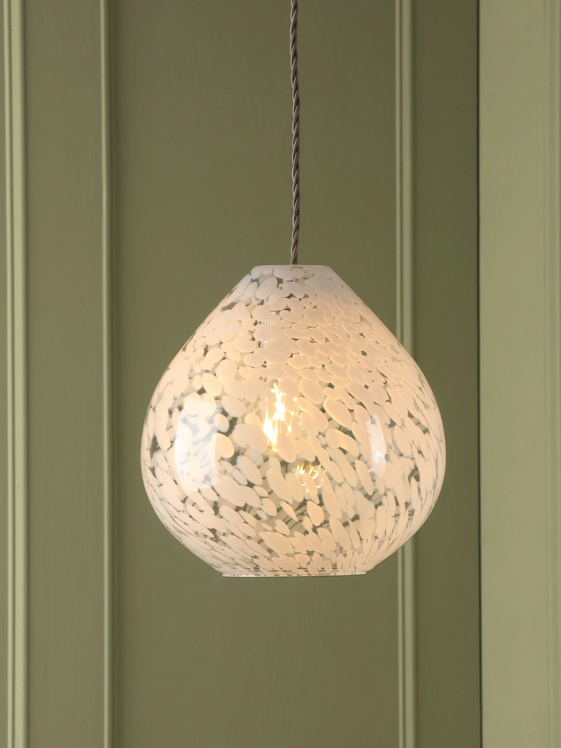 Laura Ashley - Confetti gemakkelijk te monteren glazen lampenkap