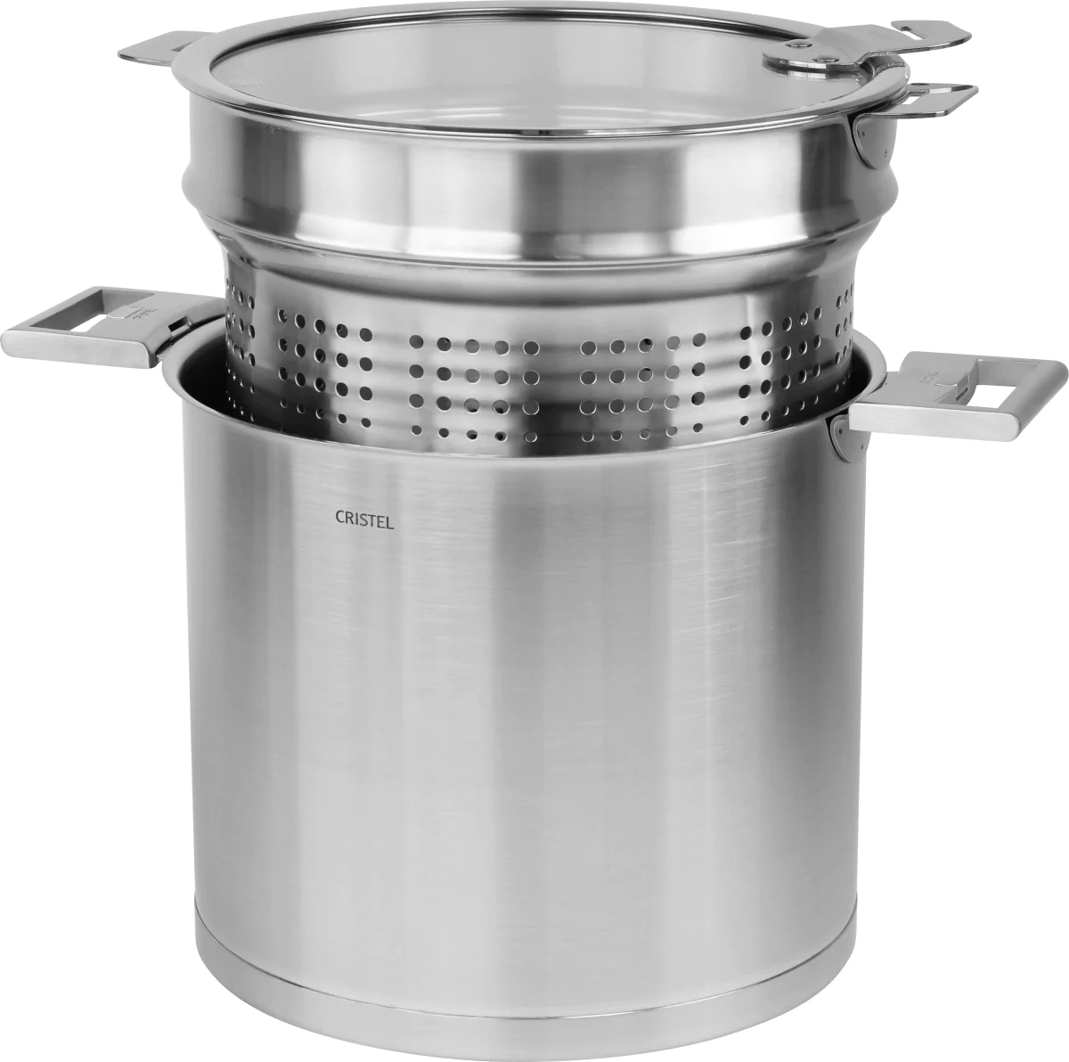 Marmite inox Strate amovible 22cm Cristel