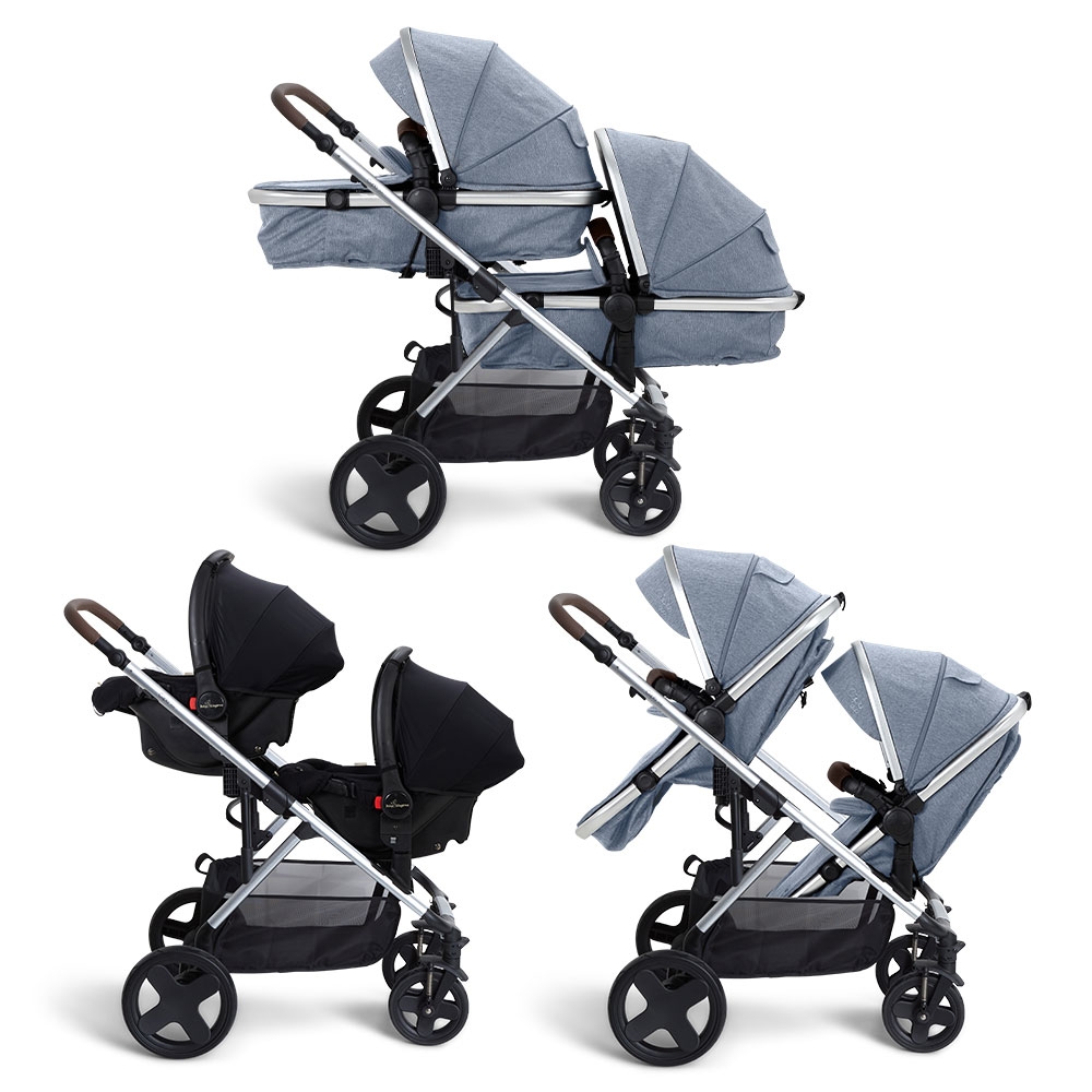 Baby Elegance Cupla Duo Reisesystem Grau, Zweitsitz & Autositz