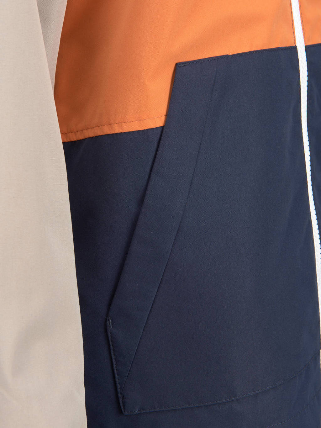 JACK & JONES zomerjas JORLUKE zand/oranje/donkerblauw