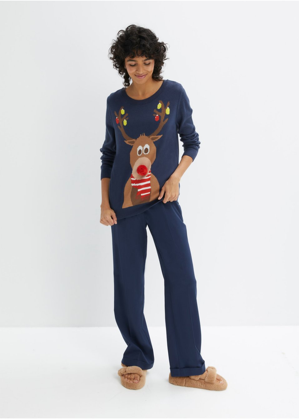 Pull de Noël renne