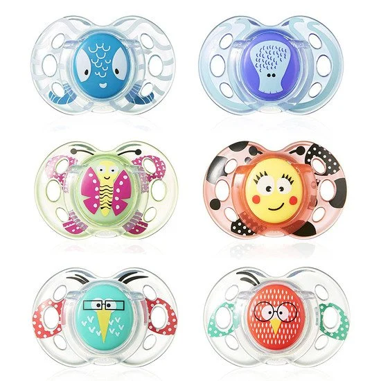 Lot de 2 sucettes Fun    Aléatoire        6-18 mois   de               Tommee Tippee