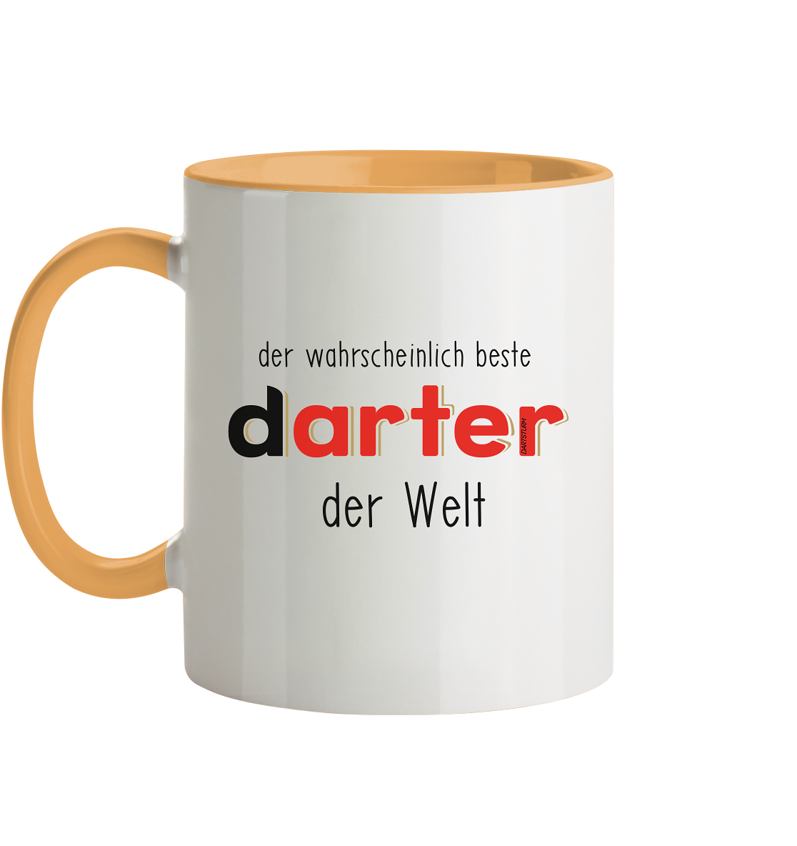 DartSturm - Der wahrscheinlich beste darter der Welt Schwarz - Tasse zweifarbig