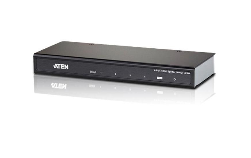 4-Port Signalsplitter VS184A HDMI – HDMIHDMI-Splitter mit vier Ports