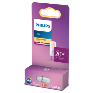 Philips LED capsule GY6.35 20W niet dimbaar