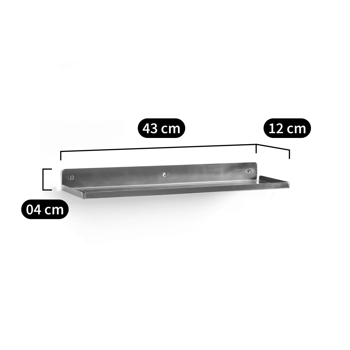 LA REDOUTE INTERIEURS<br>Prateleira de metal L43 cm, Acia