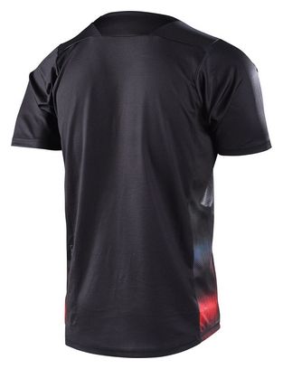 Maillot Manches Courtes Troy Lee Designs Skyline Wave Noir