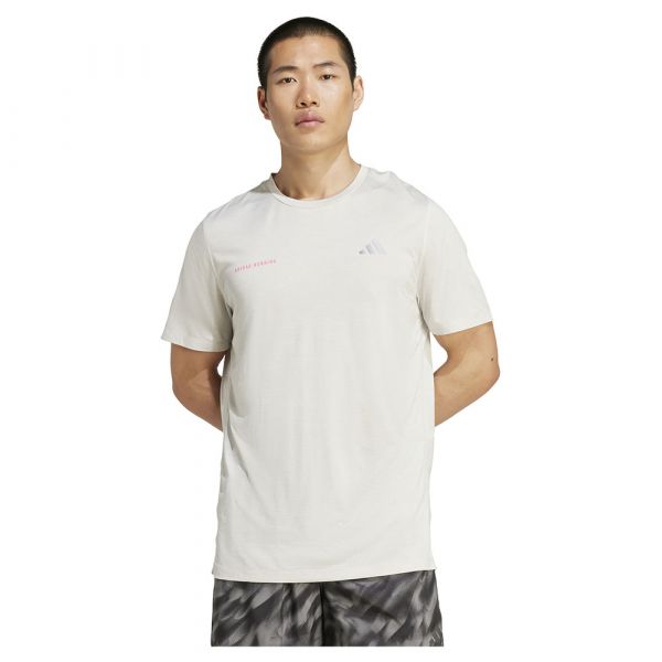Adidas T-shirt Own the Run Melange jl8724 S Cinzento