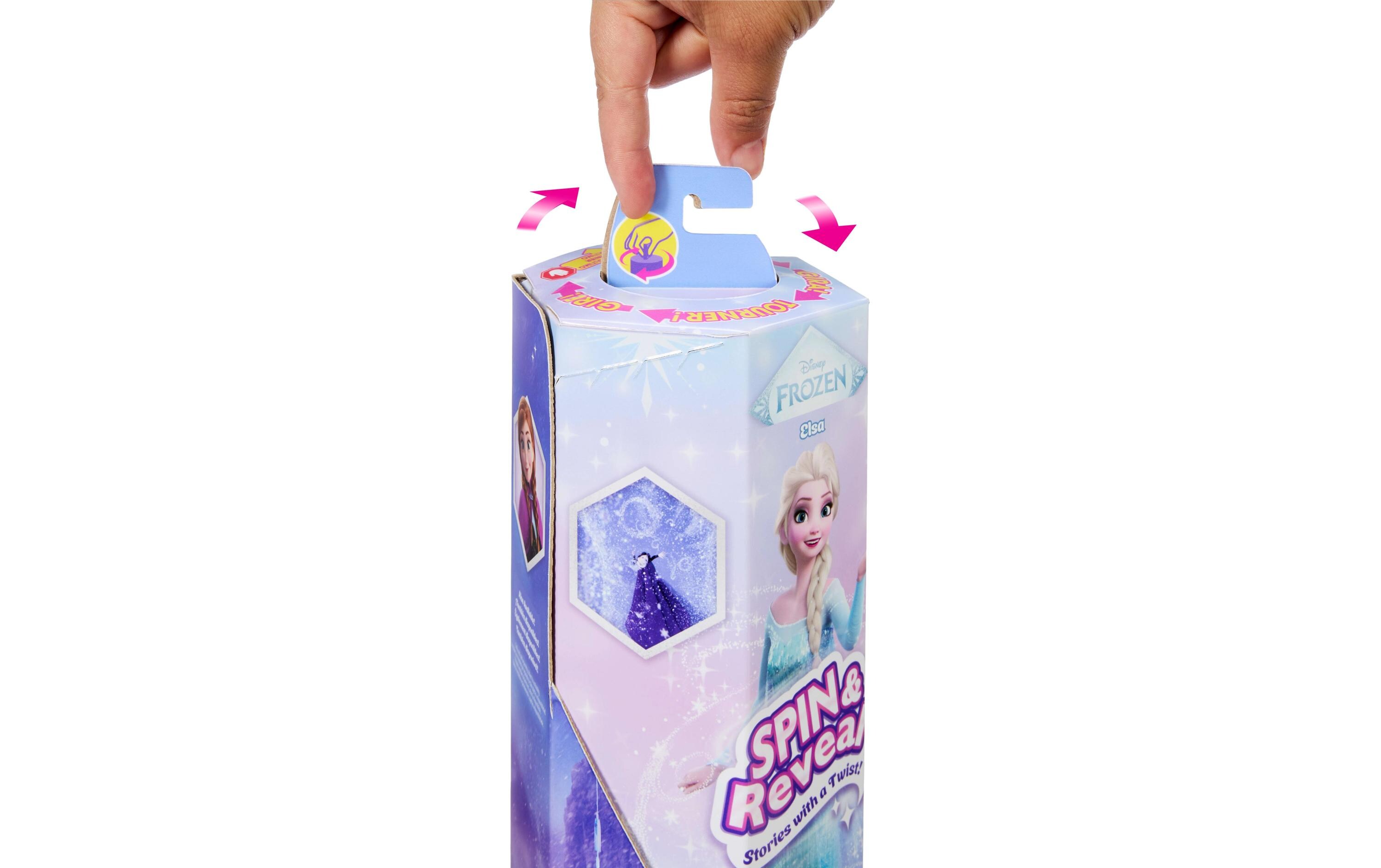 Puppe Eiskönigin Spin & Reveal ElsaModepuppe und Accessoires mit 11 Überraschungen aus dem Disney-Film