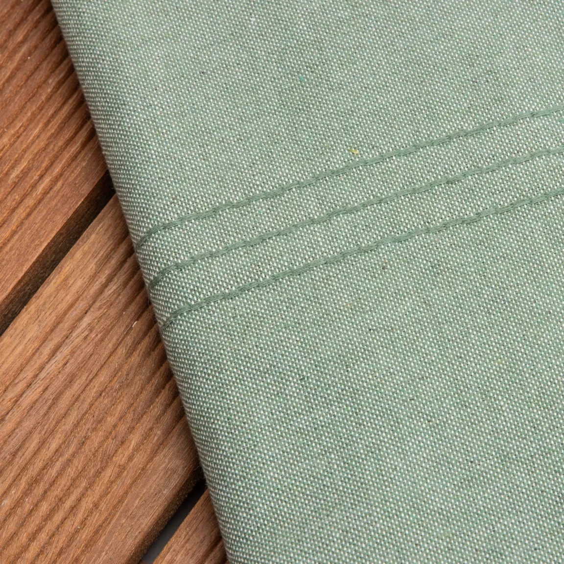 Fouta coton recyclé (100 x 200 cm) Sunshine Vert kaki