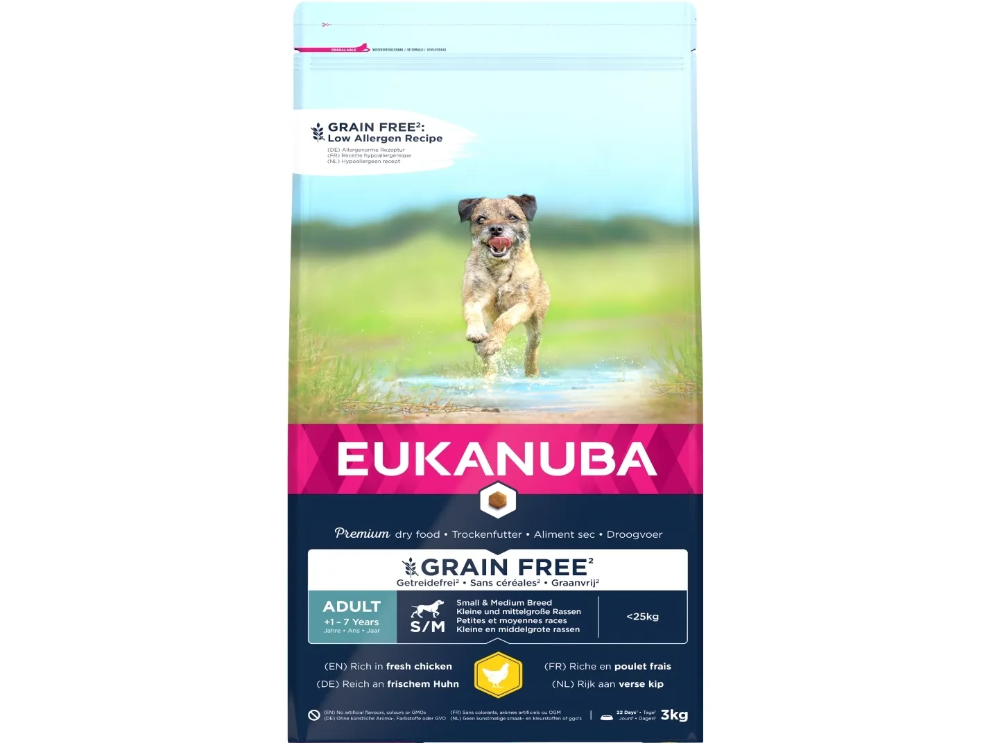 Eukanuba Euk Adult Small/Medium Grainfree Chicken 3KG