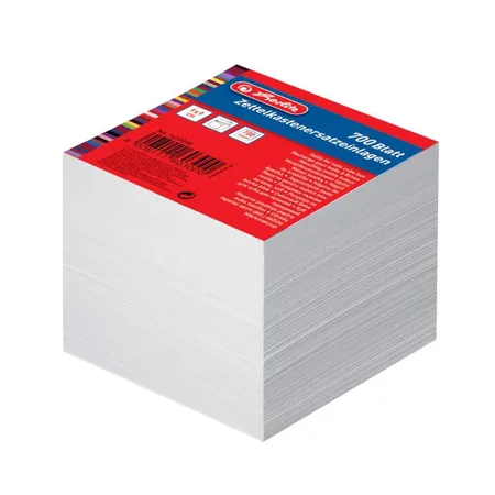 Herlitz Zettelkasteneinlagen 700 Blatt 9x9 cm weiß