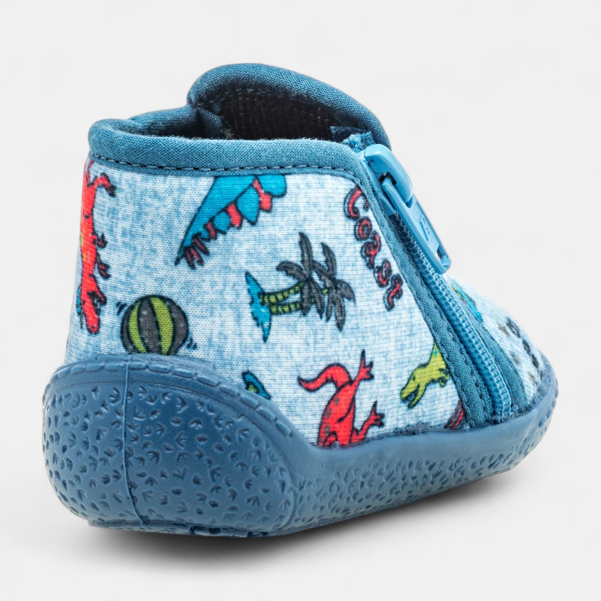 Pantoufles botillons zippés Bébé garçon jeans