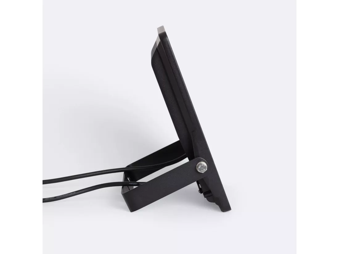 Projecteur LED 100W Dimmable 0-10V 170 lm/W IP65 ELEGANCE Slim PRO Noir Blanc Chaud Asymétrique 120ºx50º 3000K