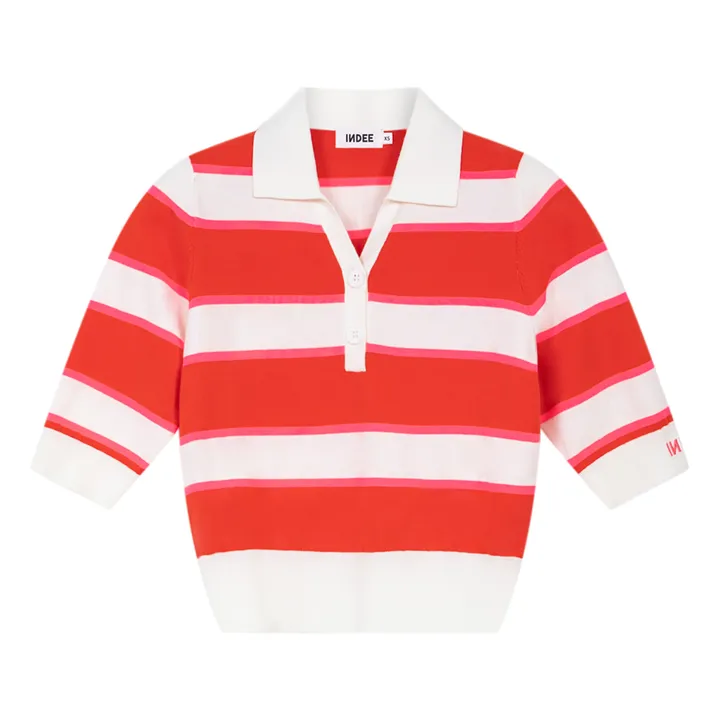 Indee Polo Portland Maille | Rouge