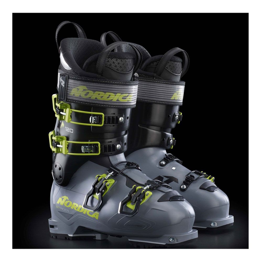 Nordica STRIDER 120 DYN - Chaussures ski Homme gris/noir/vert
