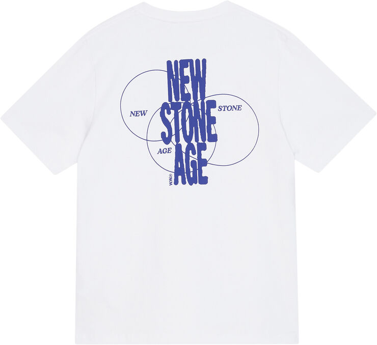 Wood Wood WWBobby Stone Age T-shirt White