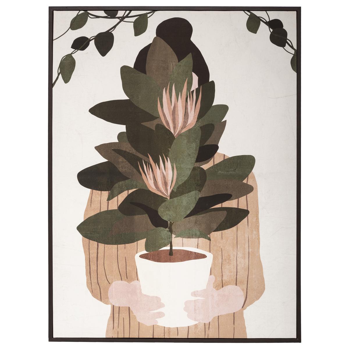 TOILE IMPRIMEE FEMME D.58X78CM