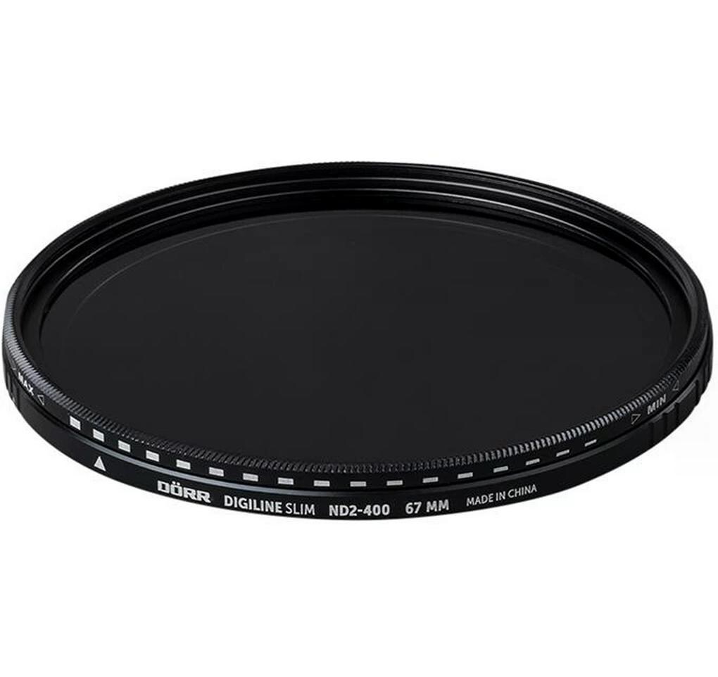 Graufilter Digiline Slim Variabler ND2-400 – 67 mmVariabler Graufilter reduziert die Lichtmenge