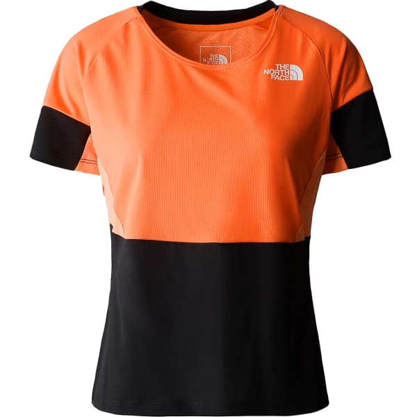T-shirt randonnée THE NORTH FACE M BOLT TECH TEE SHOCKING ORANGE/TNF BLACK