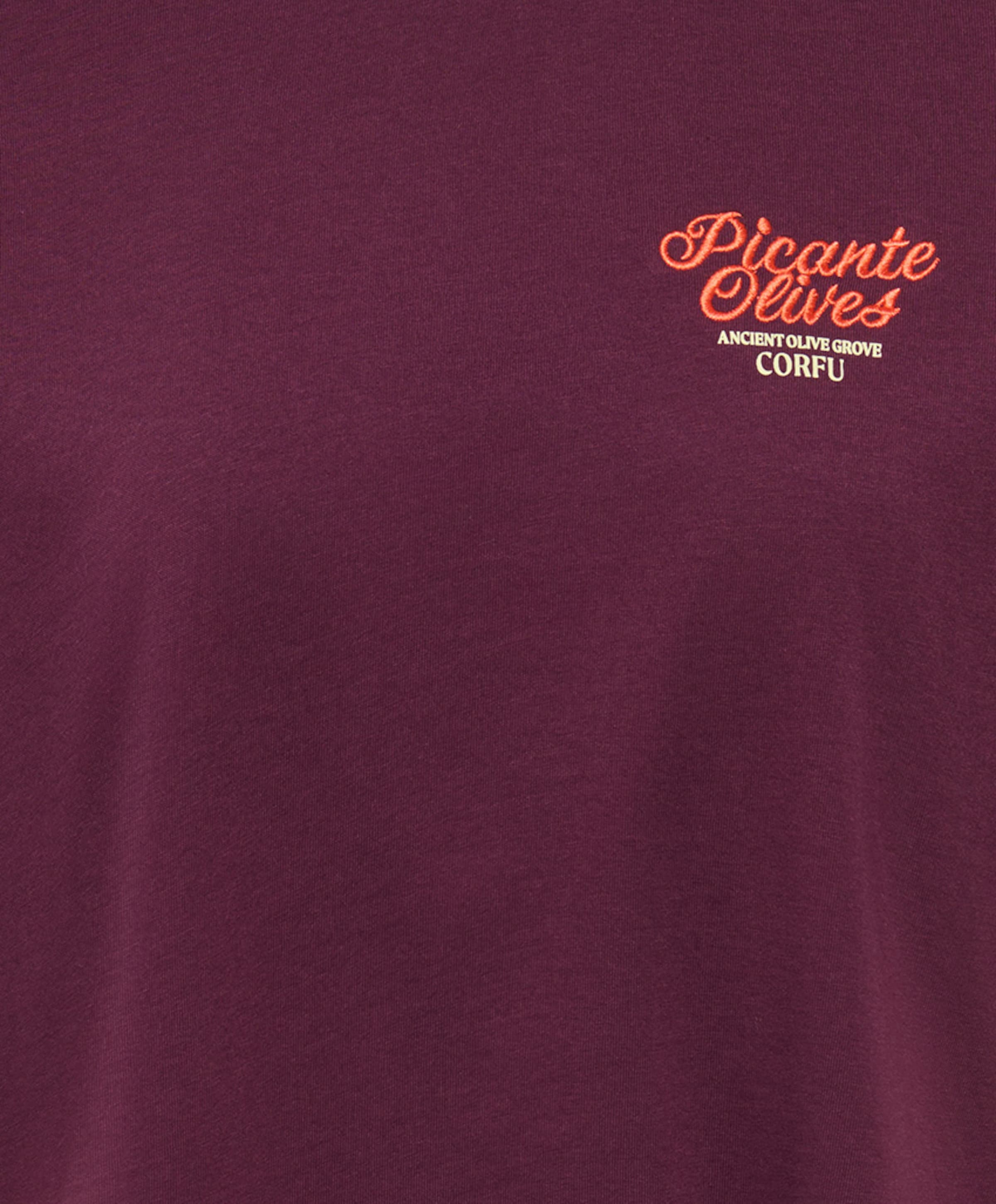 Only Dames T-shirt bordeaux