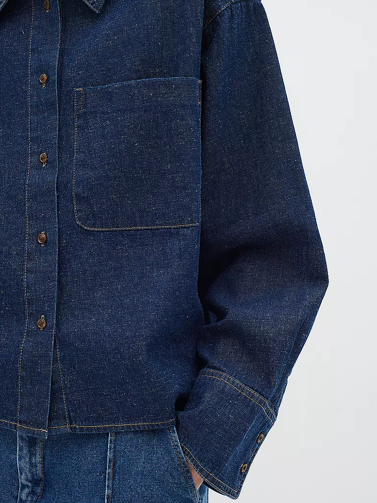 IN WEAR Jeansbluse JAYAIW dunkelblau