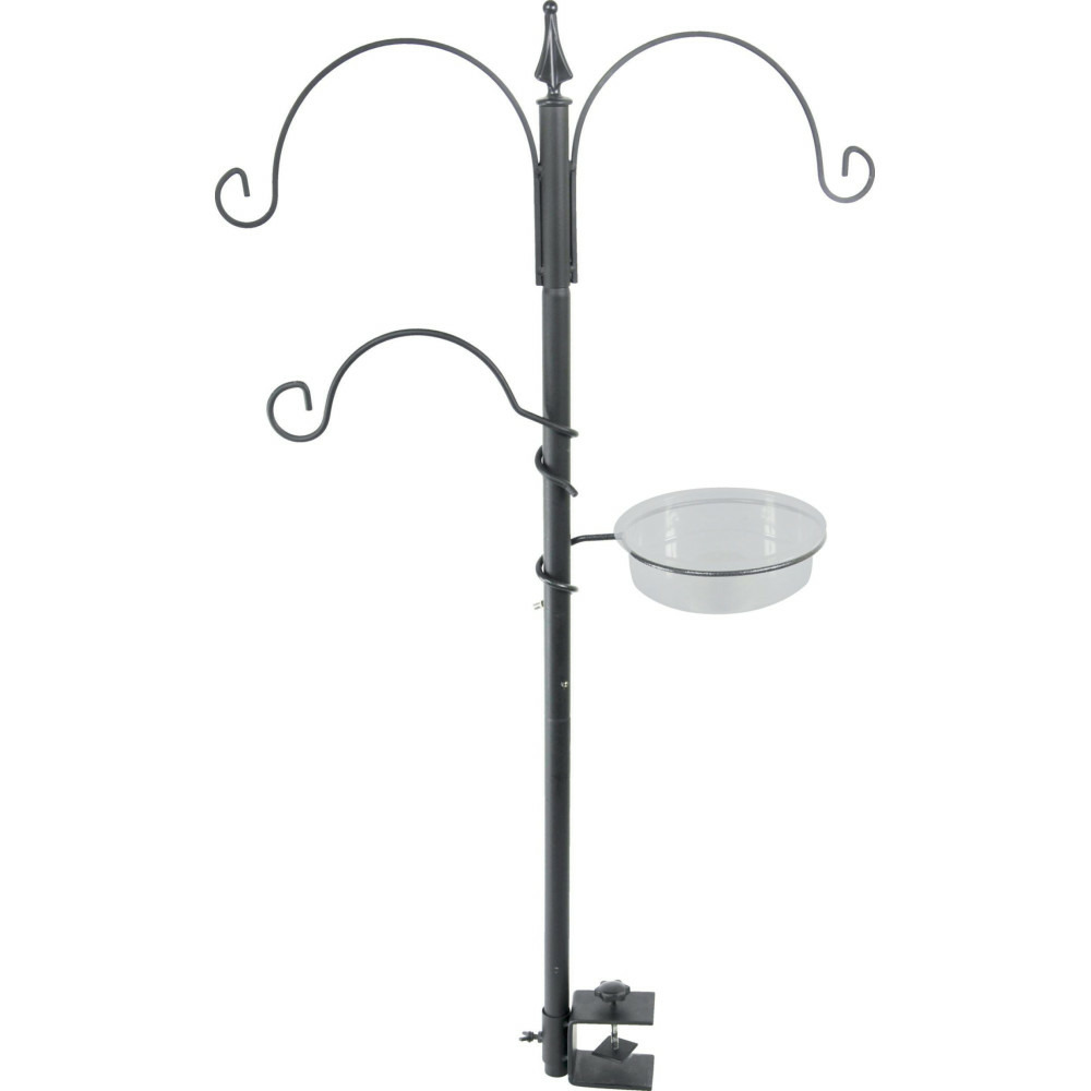 Mangeoire station balcon, hauteur total 90 cm. Pour oiseaux