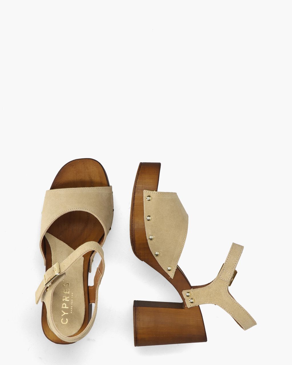 Cypres Rory Beige Damessandalen