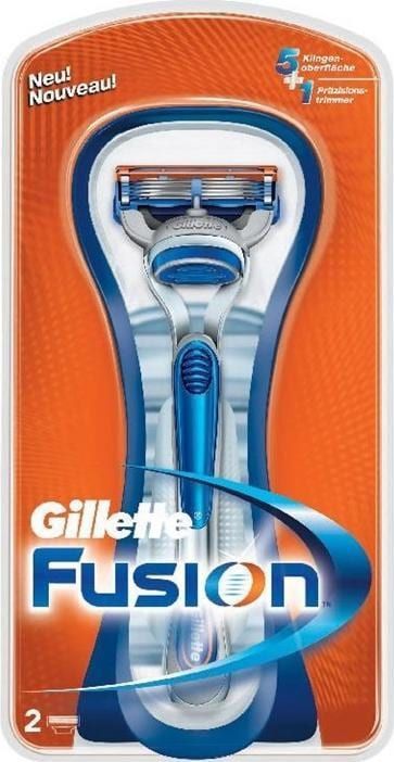 Gillette - Fusion 5 - Scheerset - Houder & 2 Navulscheermesjes