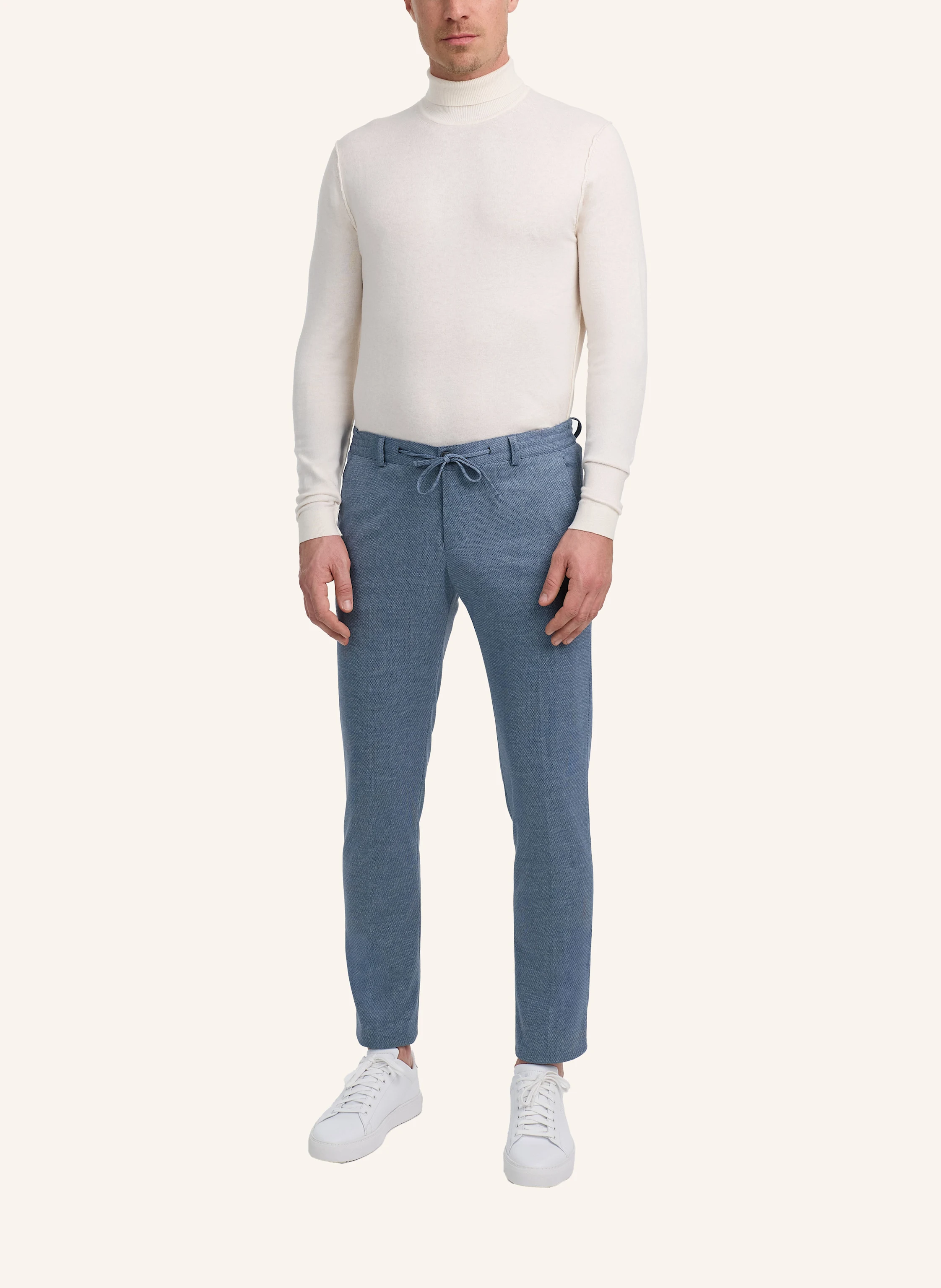 ZUITABLE Anzughose DISPARTAFLEX Slim Fit aus Jersey