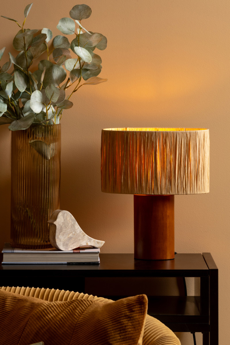 Table Lamp Sheer Oval LM2149WH Ivory