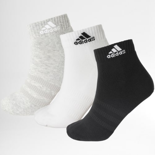 Lot De 3 Paires De Chaussettes IC1281 Noir Blanc Gris Chiné