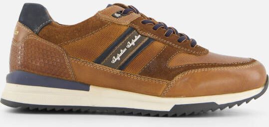Australian Lage sneakers Filmon cognac blauw wit Brown Heren