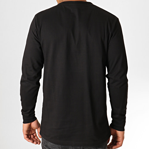 Tee Shirt Manches Longues Glow In The Dark Noir