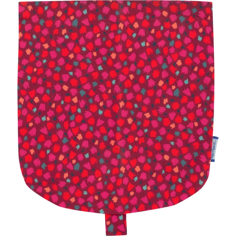 Rabat Petite Besace Pompons Cerise