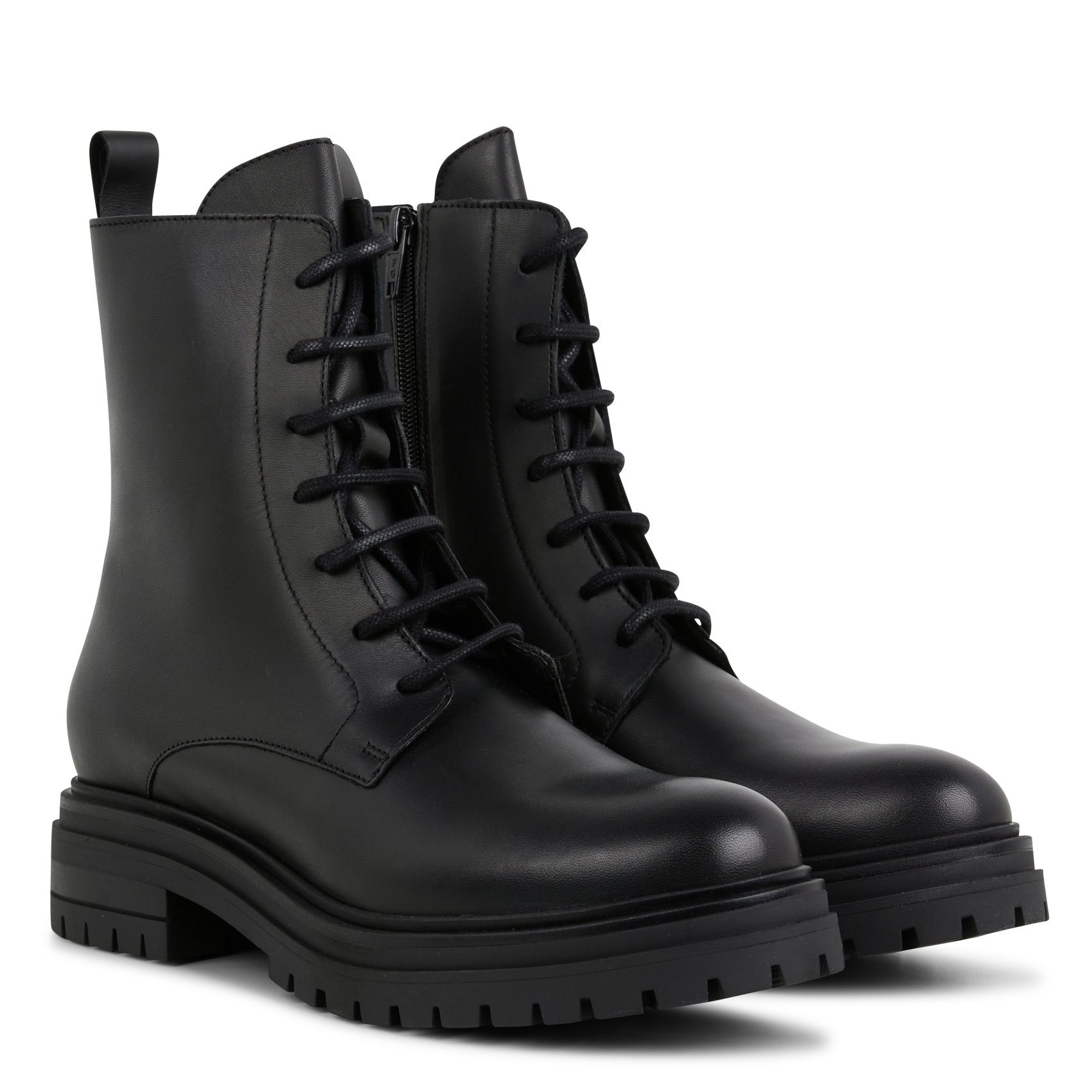 AYSHA - Bottines en cuir | Noir