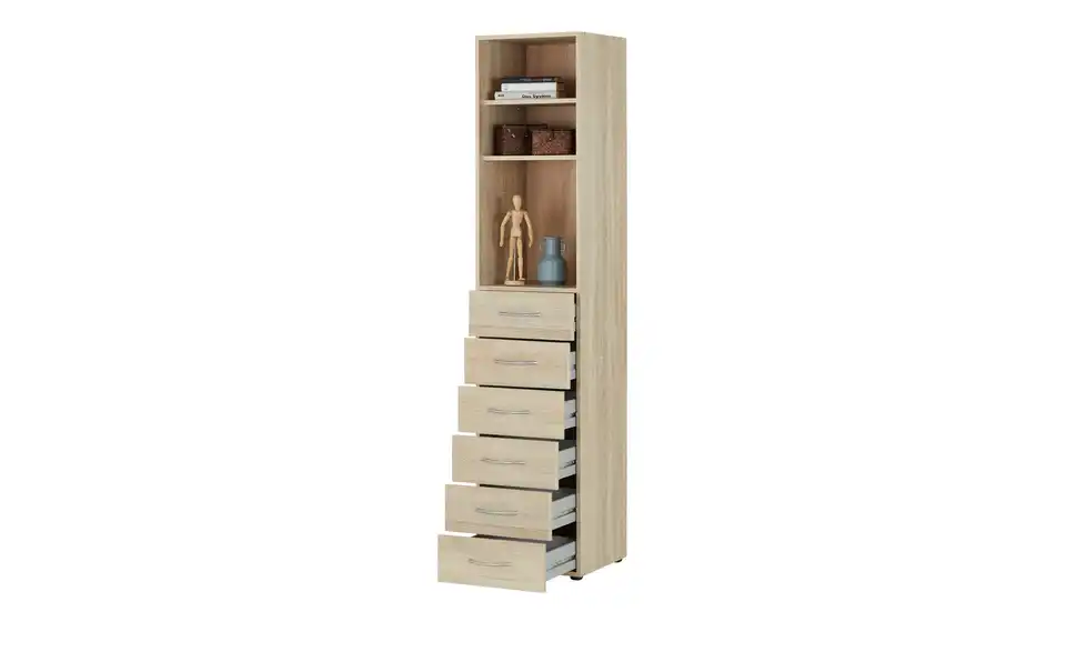 Regal Multischrank-System 40 cm Eiche sägerau (Nachbildung)