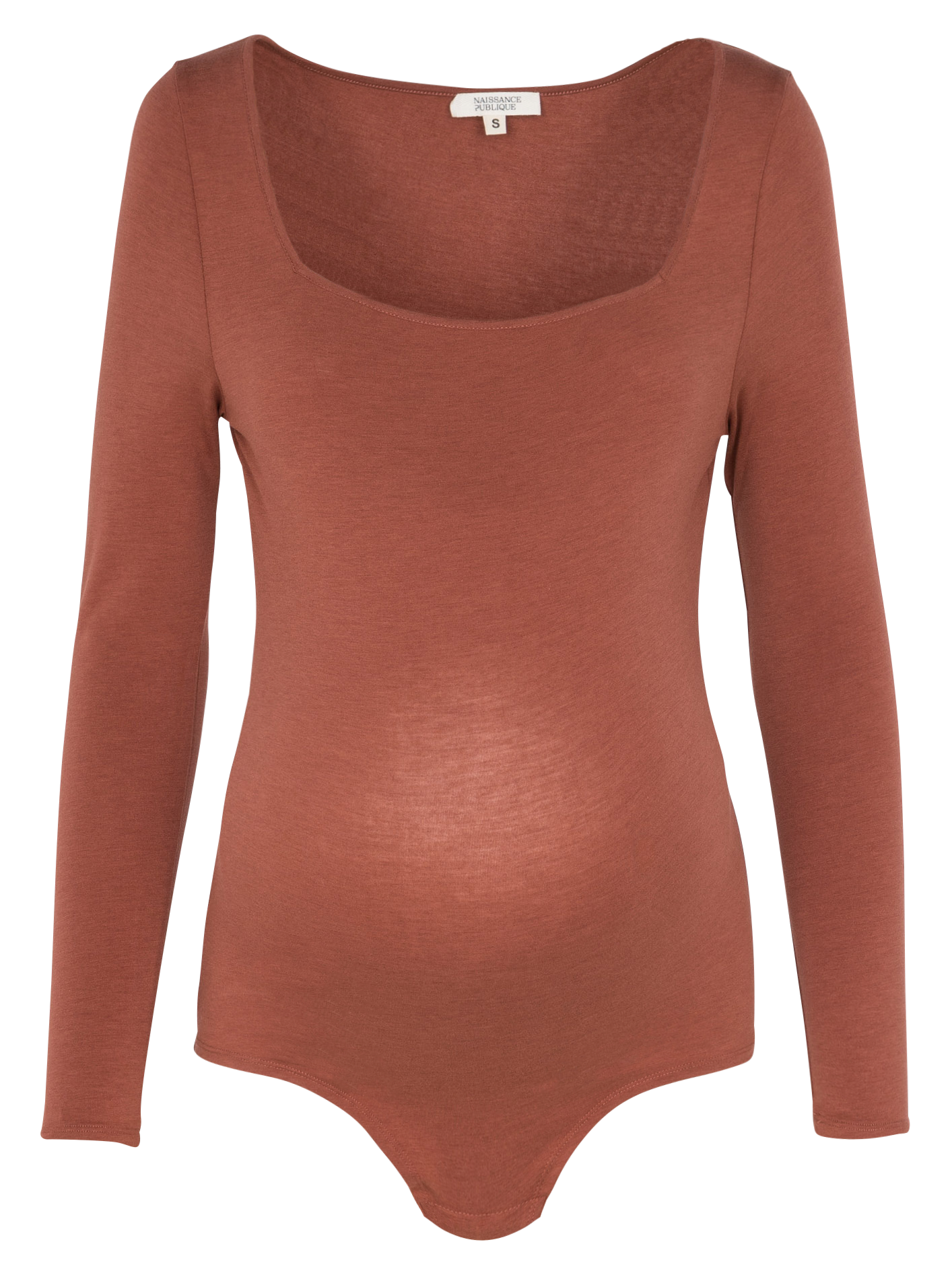 BODY CARRE - Body col carré | Marron