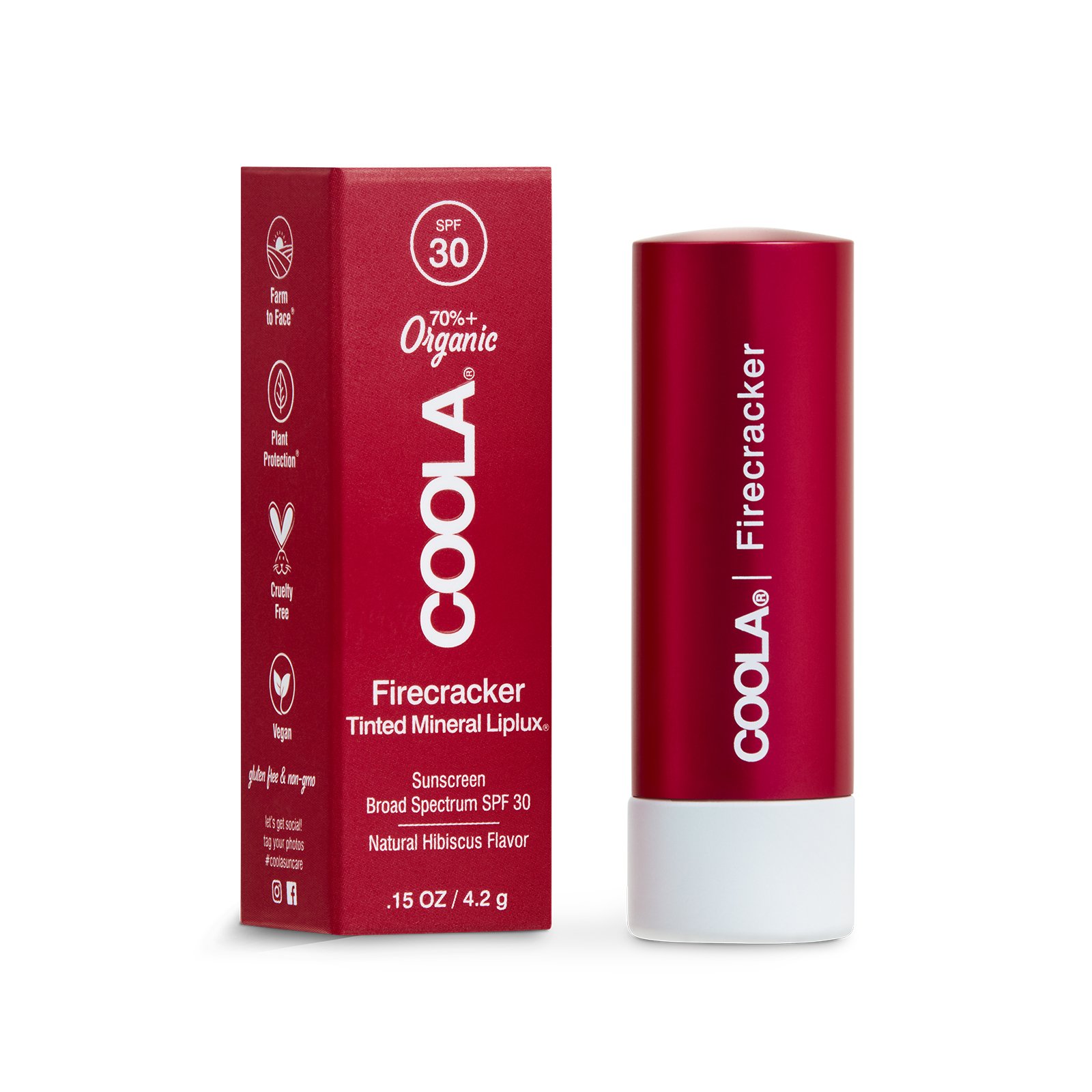COOLA Mineral Liplux Firecracker SPF30