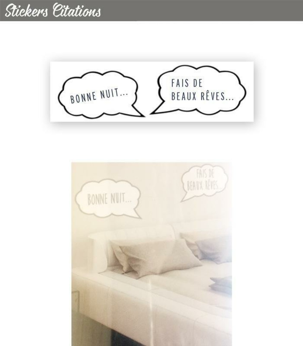 Sticker bonne nuit