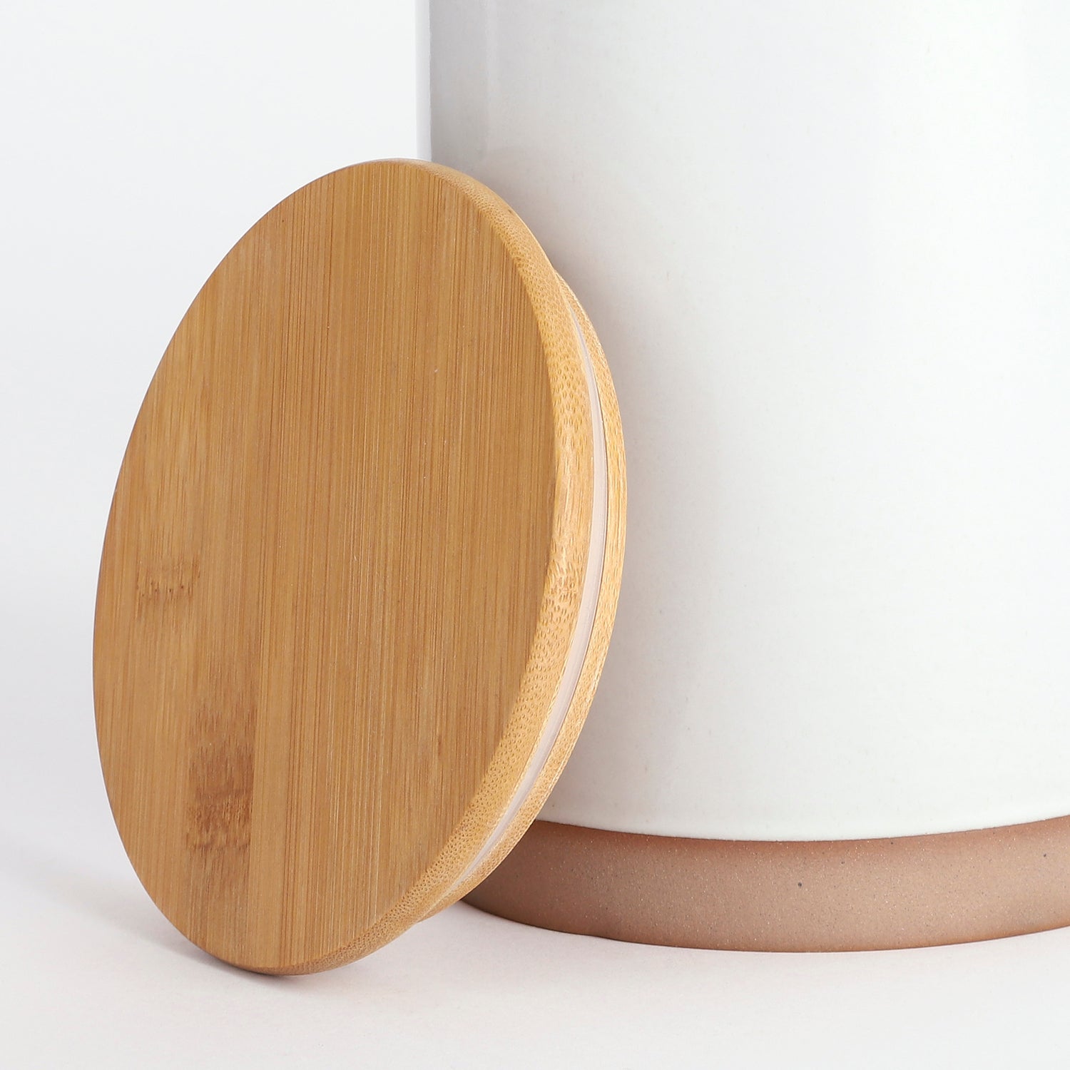 voorraadpot Mila crème D 12,5 H 8,5 cm