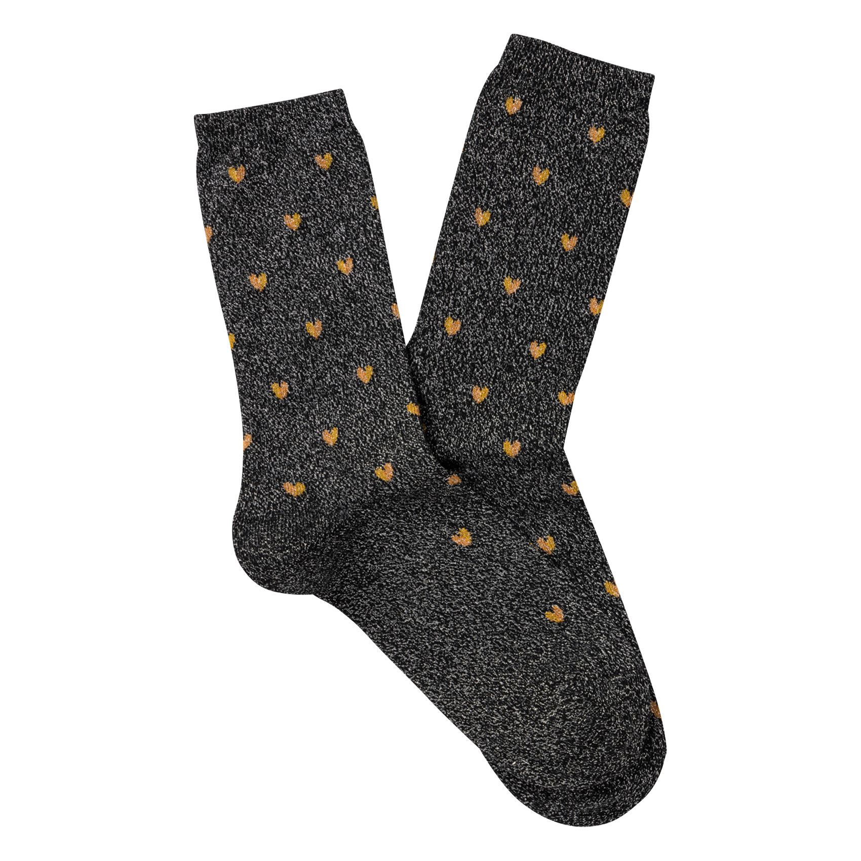 LOVE - Chaussettes imprimées en coton mélangé | Noir