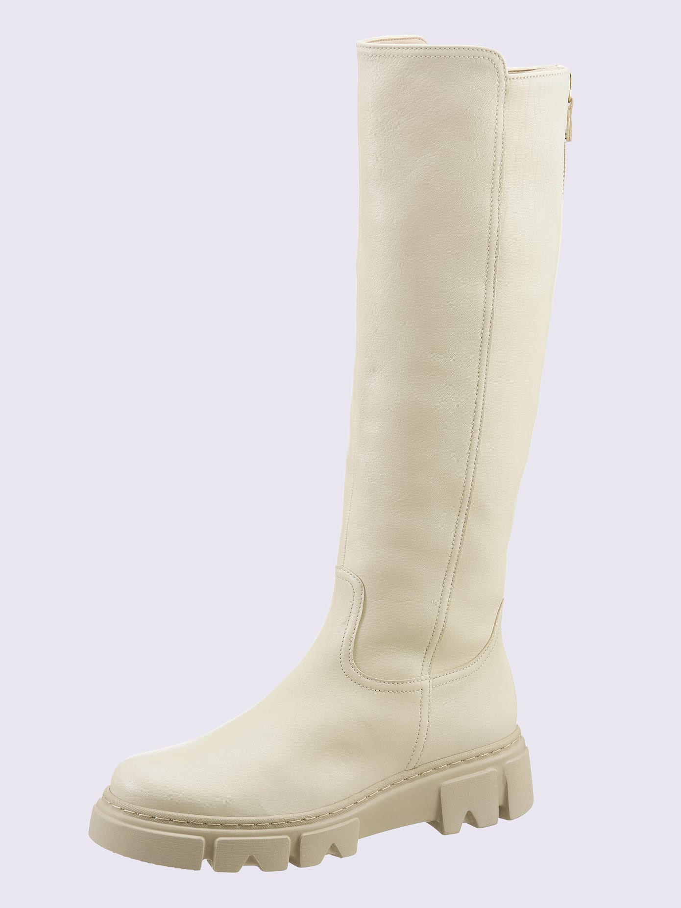 Bottes en cuir nappa d'agneau et de mouton ou cuir nappa de veau