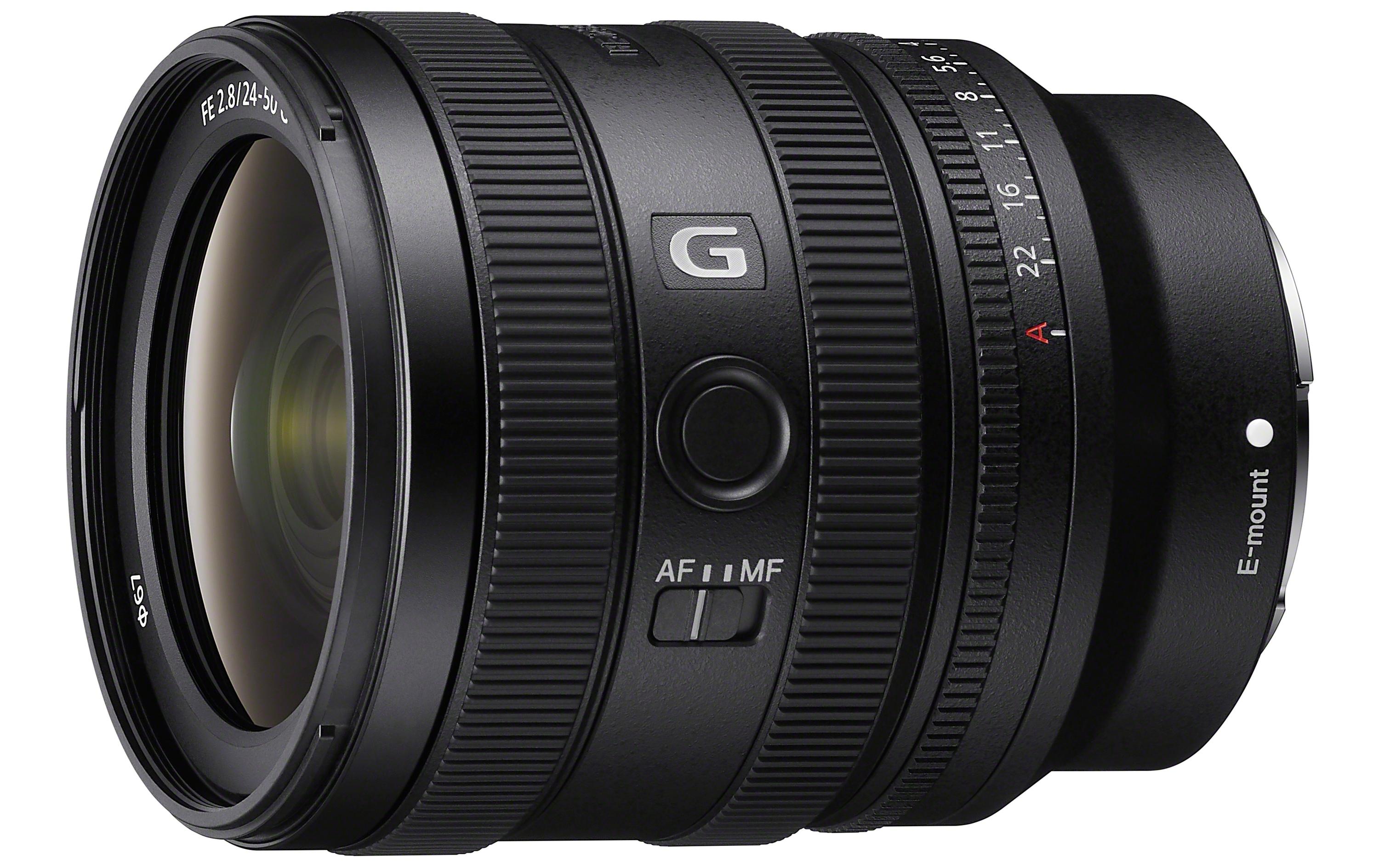 Zoomobjektiv FE 24-50 mm F/2.8 G Sony E-Mount<br>Der ideale Standard-Zoom für alltägliche Kunstwerke