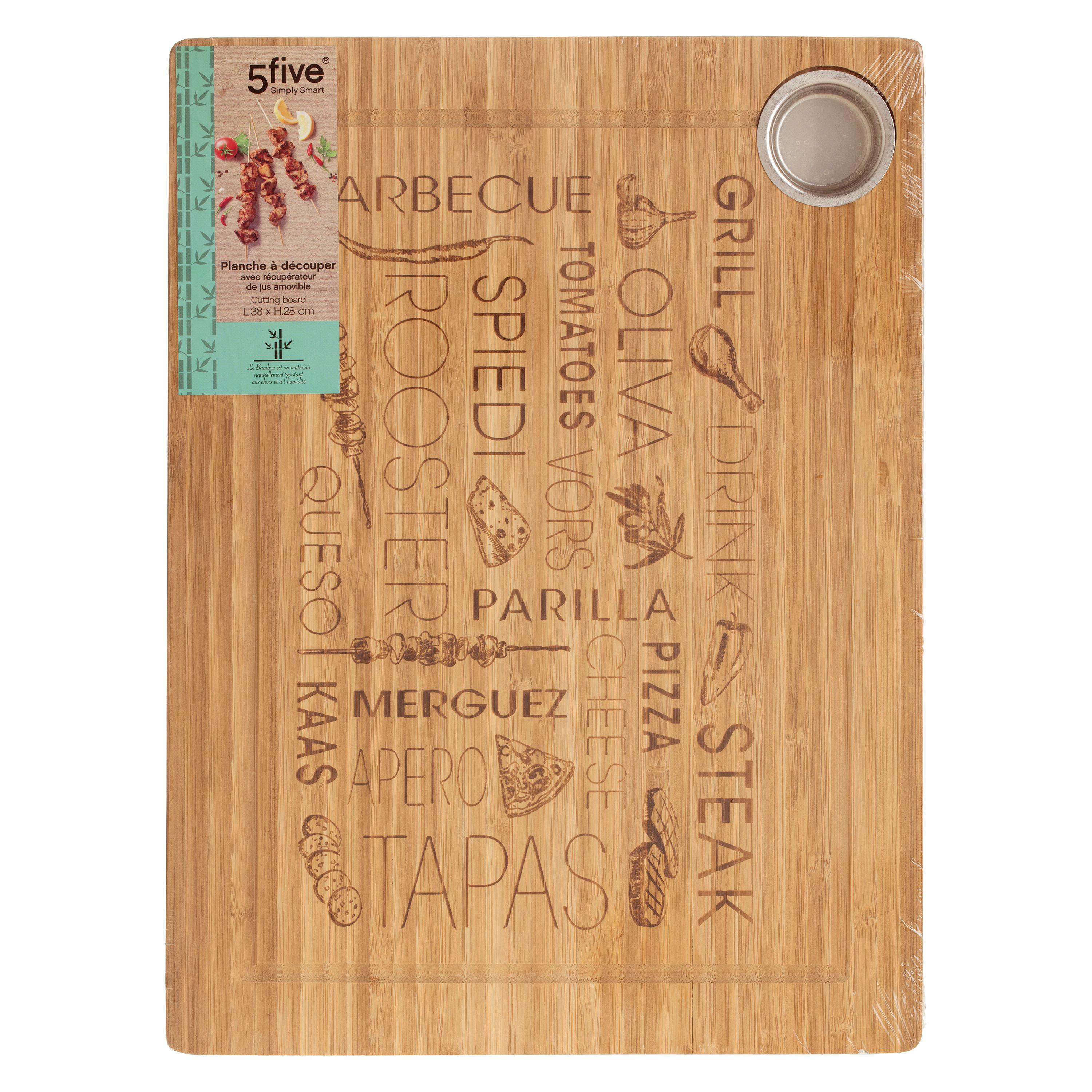 PLANCHE A DECOUPER BAMBOU WORD 38X28CM