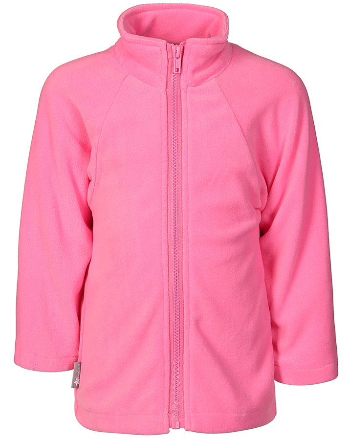 Regenjacke PUNKTE mit Innenfleece in hellrosa