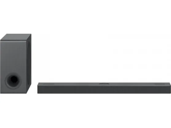 [OUTLET] - LG S80QY - Lydbarsystem - til hjemmebiograf - 3.1.3-kanal - trådløs - Wi-Fi, Bluetooth - App-kontrolleret - USB - 480 Watt (Total)